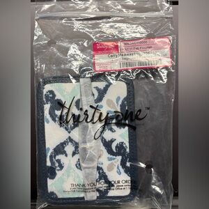 Bundle Add On: Thirty-One Navy and White Luggage Tag
